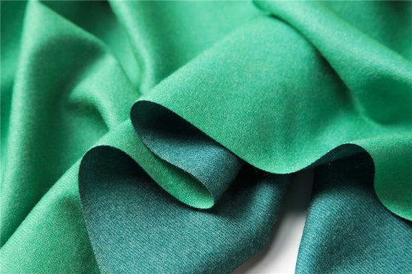 Cashmere headscarf in Bicay Green